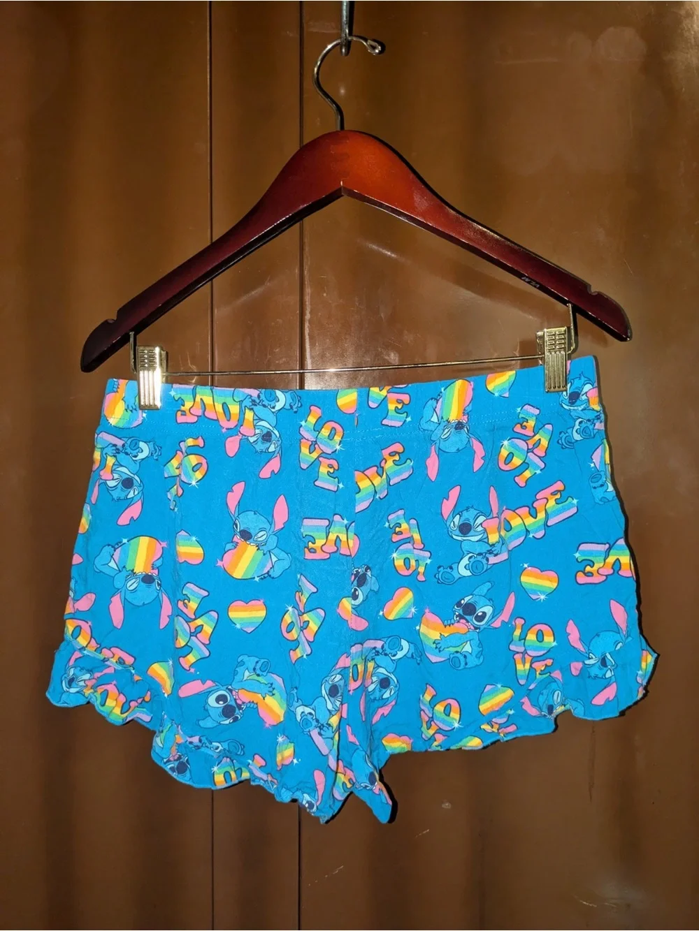 Disney Pride Stitch Lounge Shorts - Picture 2 of 3